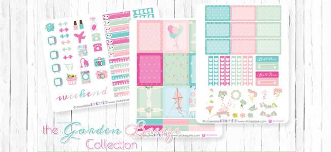 New Garden Breeze Set plus a matching FREE Planner Sticker Printable